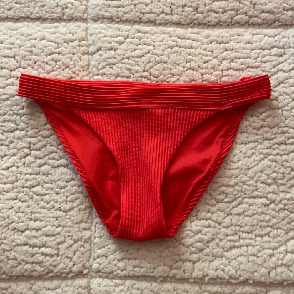 hollister high leg bikini bottoms, size xs